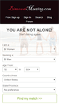 Mobile Screenshot of bisexualmeeting.com